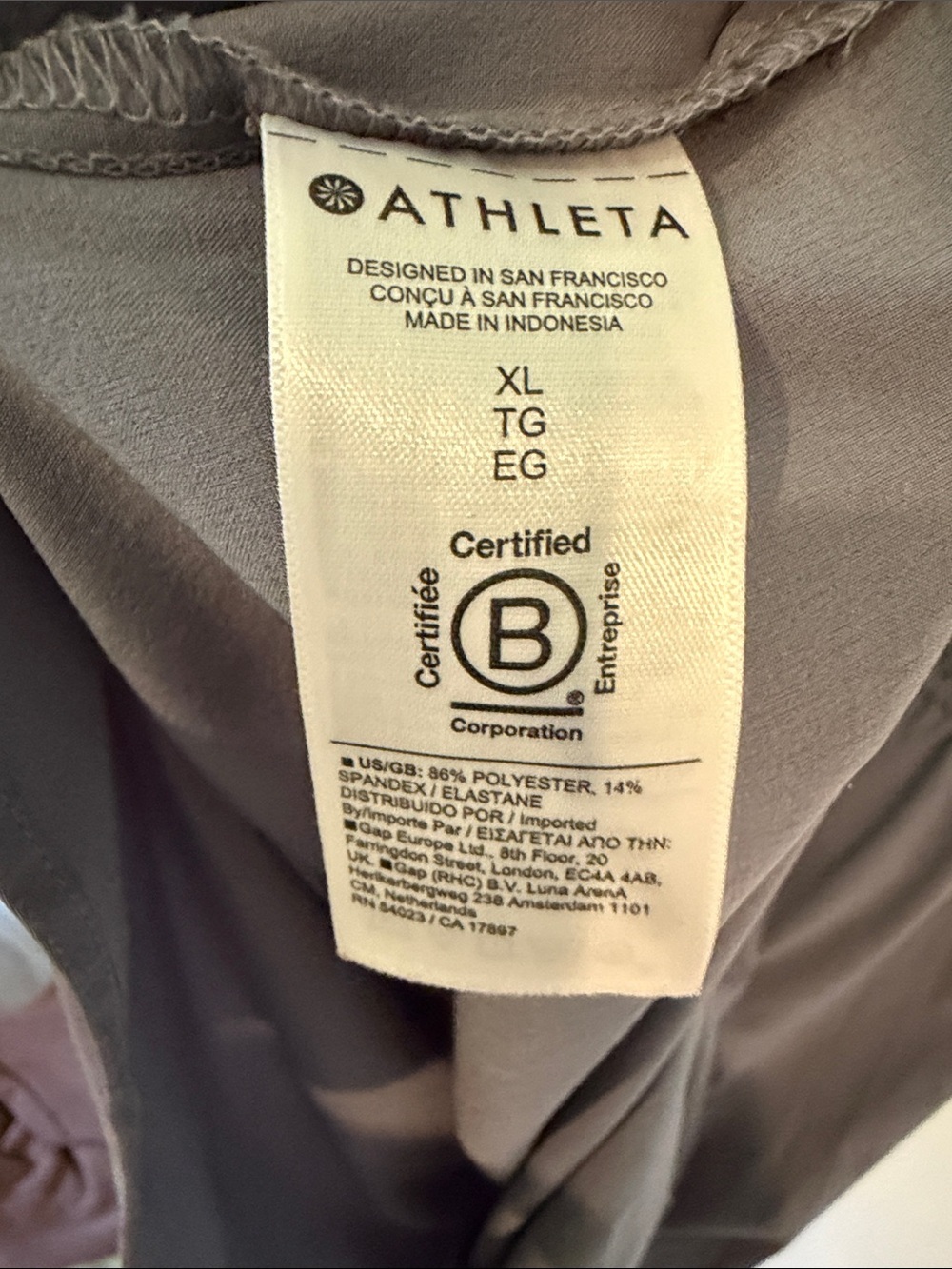 ATHLETA Grey Rincon Sleeveless Drawstring Waist Dress in Slate Gray - Size XL - Picture 13 of 13